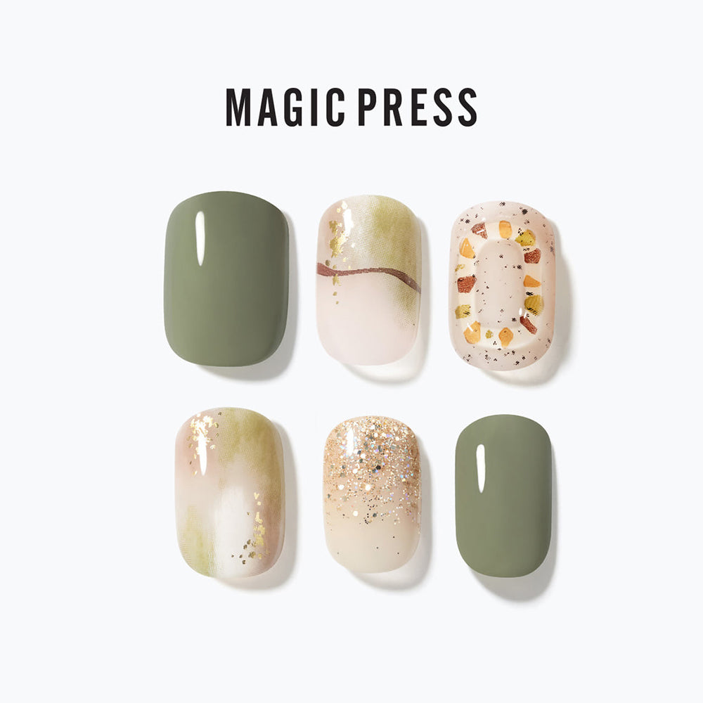 Magic Press 年輪 美甲指甲貼片 (MDR3F010RR)