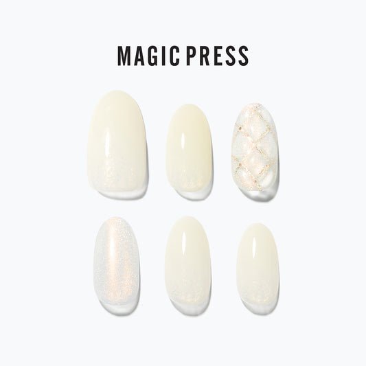 Magic Press 閃光絎縫 美甲指甲貼片 (MDR3W045PA)