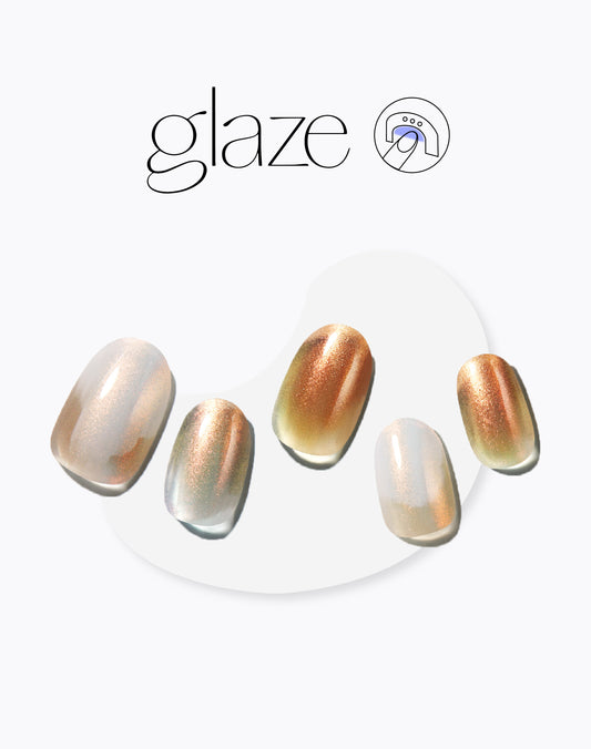 Glaze 光彩時刻 (需照燈) 凝膠美甲指甲貼片 (ZMA434N)