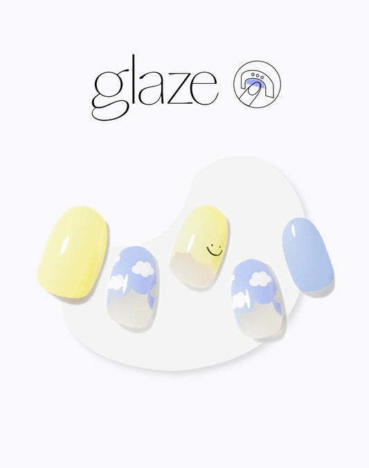 Glaze 幸福雲朵 (需照燈) 凝膠美甲指甲貼片 (ZMA426N)