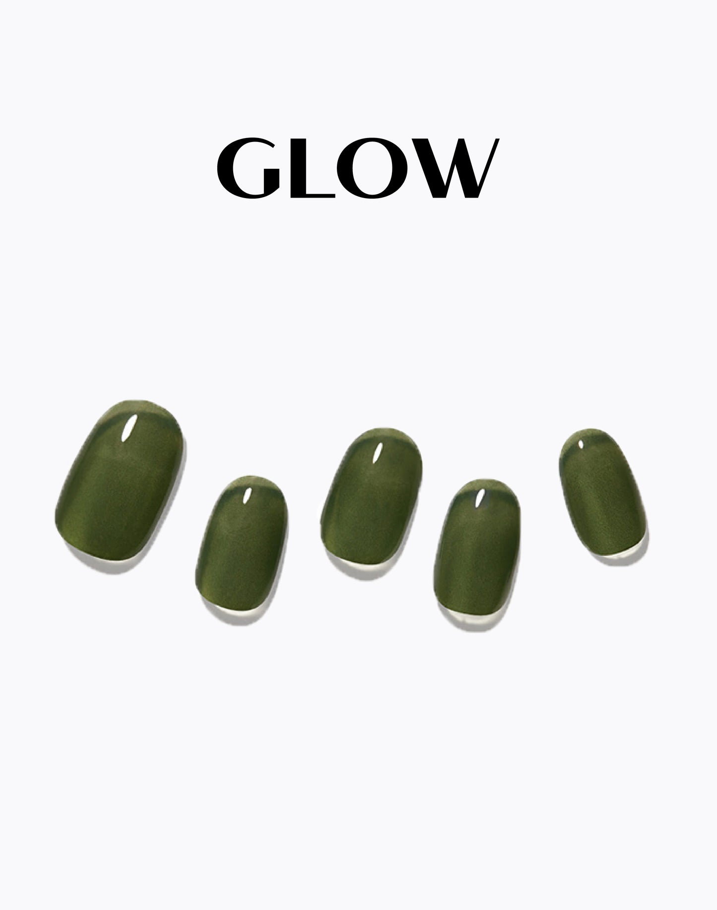 Glow 森林 (無需照燈) 凝膠美甲指甲貼片 (WMC010)