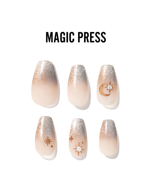 Magic Press 月光下 美甲指甲貼片 (MDR3F034PC)